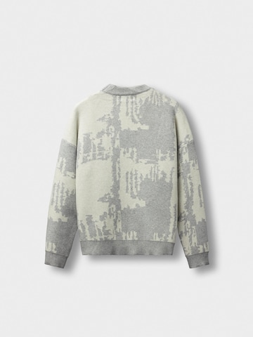 Burocs Sweater 'Knit Static' in Grey