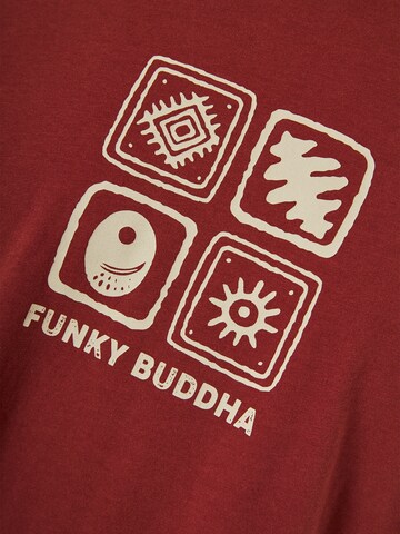 Funky Buddha Μπλουζάκι σε καφέ
