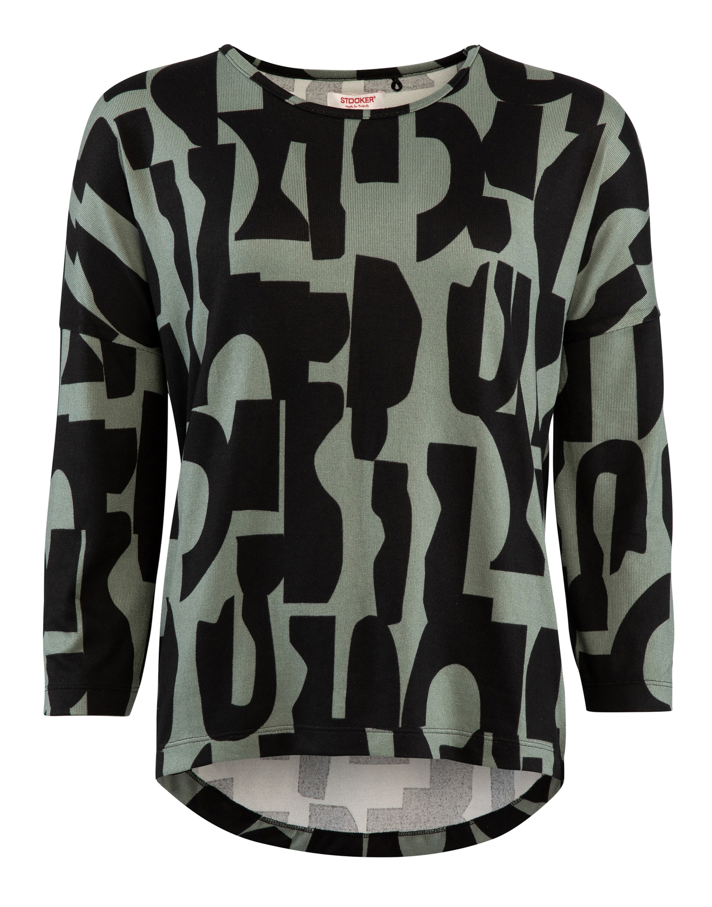 STOOKER WOMEN Shirt 'Carly' in Grün: Vorderseite