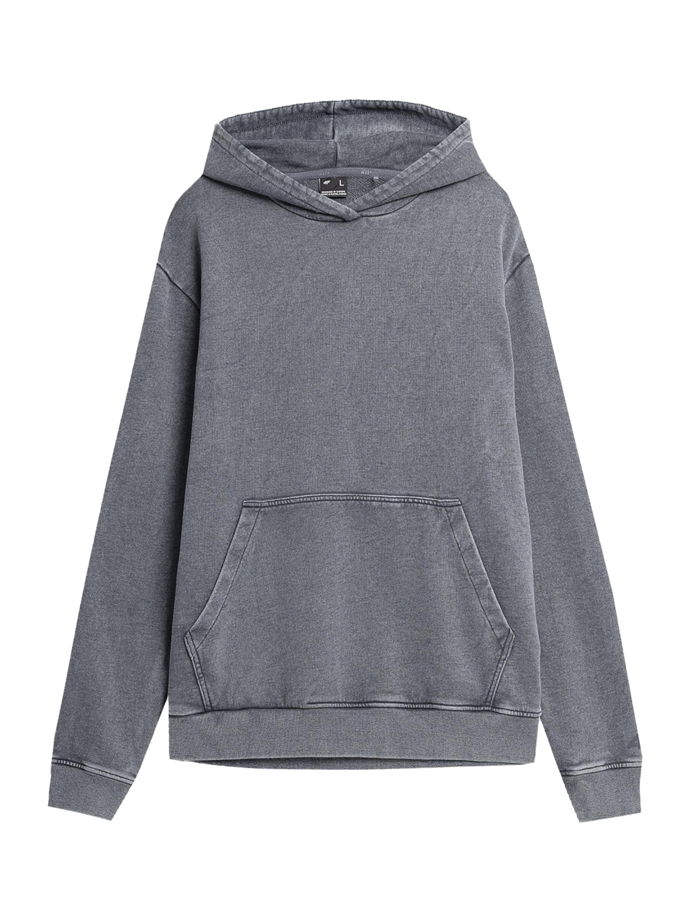 4F Sweatshirt in Grey: front