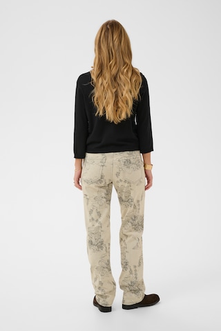Cardigan 'CRDela' Cream en noir