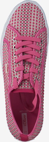 s.Oliver Sneakers laag in Rood