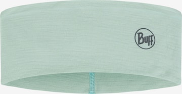 BUFF Sportstirnband in Grün: Vorderseite