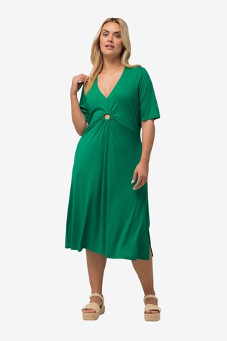 Ulla Popken Dress in Green: front