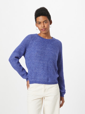 COMMA - Pullover em azul: frente