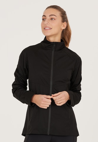 ENDURANCE Athletic Jacket 'Kommy' in Black: front