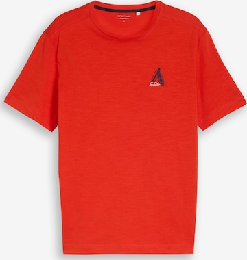 TOM TAILOR Shirt in Rood: voorkant