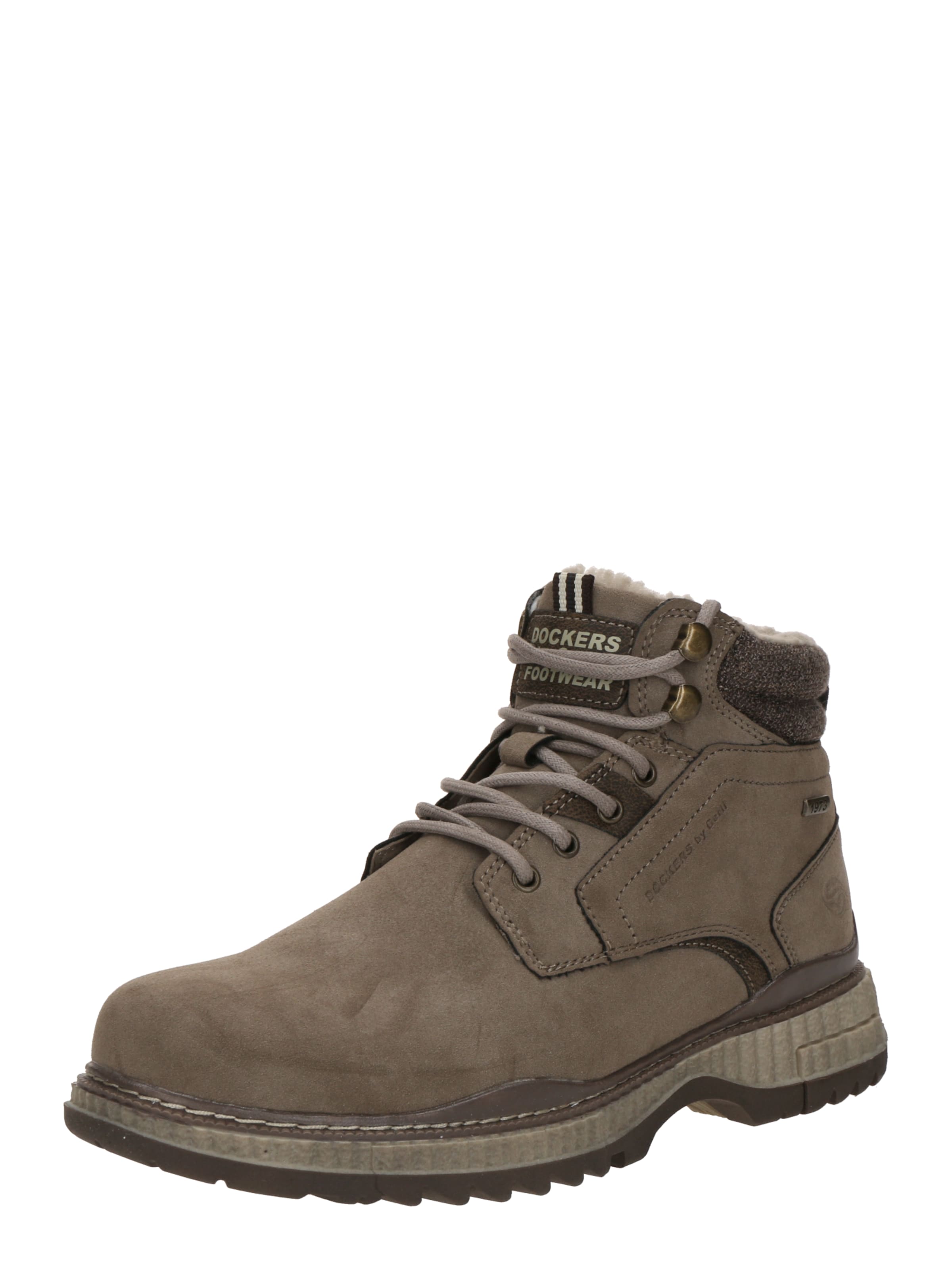 Boots stringati di Dockers by Gerli in grigio: frontale