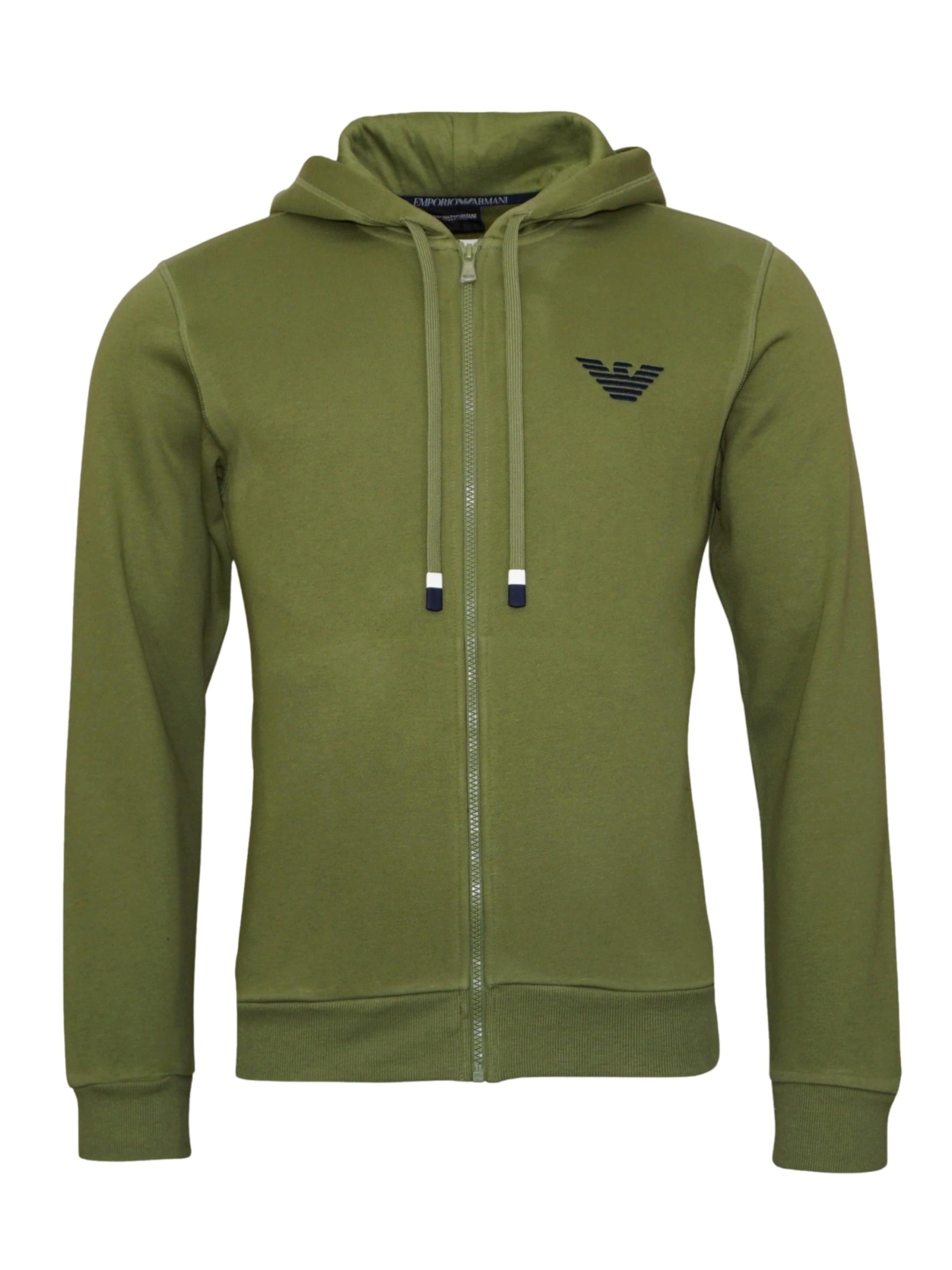 Veste de survêtement Emporio Armani en vert : devant