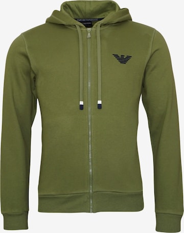 Giacca di felpa di Emporio Armani in verde: frontale