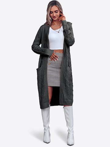 Imily Bela Lang cardigan i grå: forside