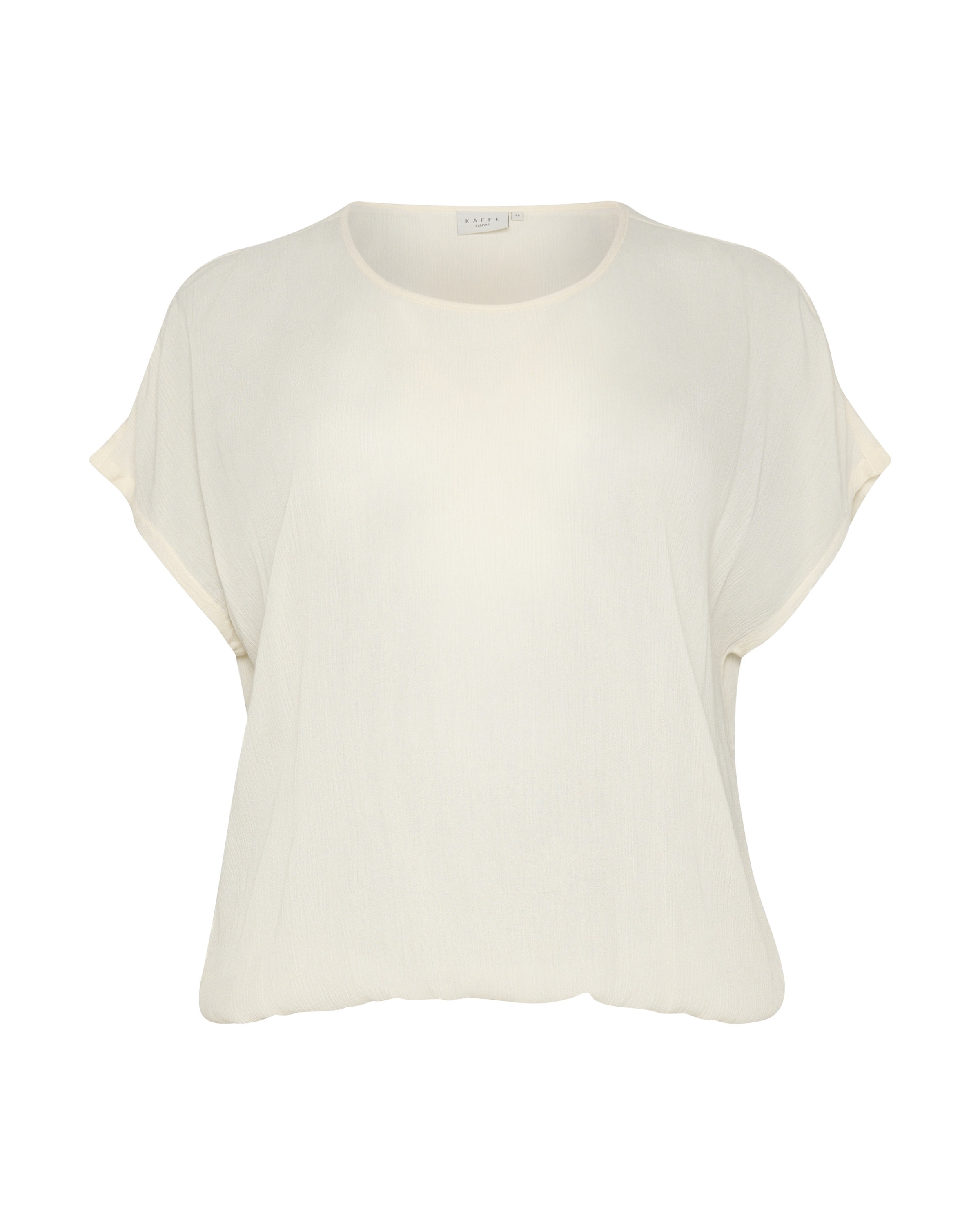 KAFFE CURVE Bluse 'KC Ami' in Weiß: Vorderseite