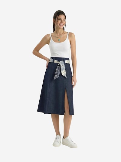 Bianco Lucci Jupe en 40 en marine, Vue avec produit
