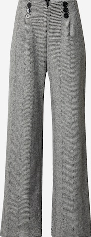 Wide leg Pantaloni con pieghe di Trendyol in grigio: frontale