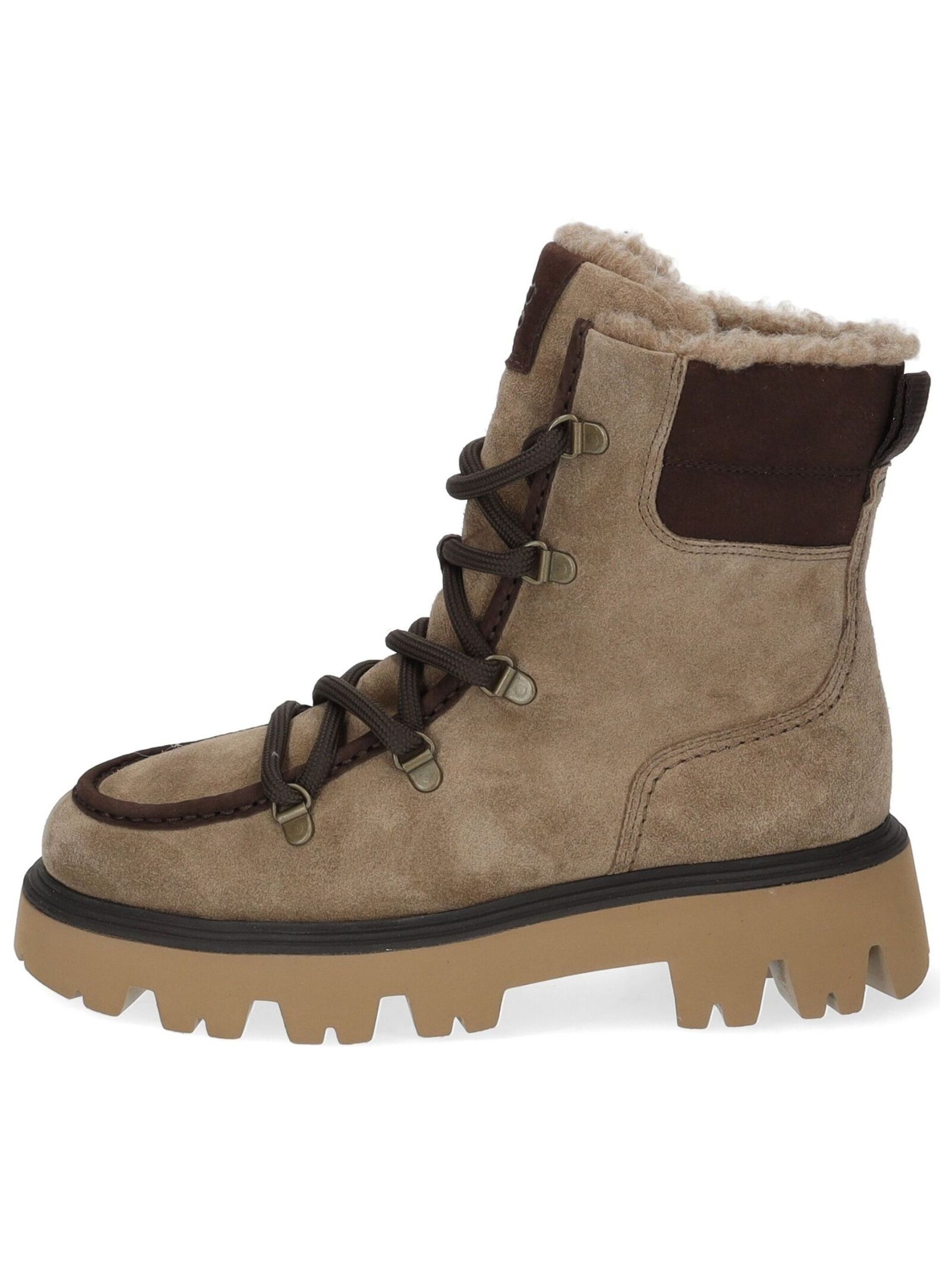 Paul Green Lace-up bootie in Beige