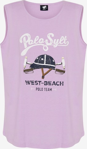Polo Sylt Top in Lila: Vorderseite
