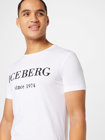 ICEBERG - Camiseta en blanco