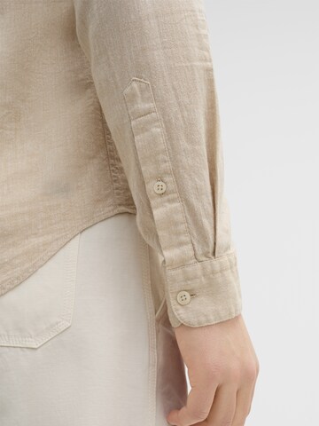 STRELLSON Regular fit Button Up Shirt 'Cornel' in Brown