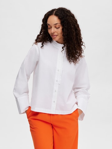 SELECTED FEMME Blouse in White: front