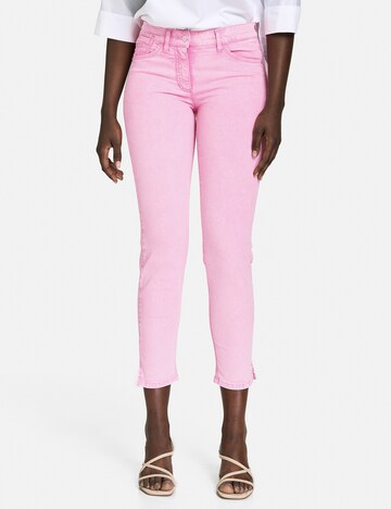 Skinny Jeans 'Best4me' di GERRY WEBER in rosa: frontale