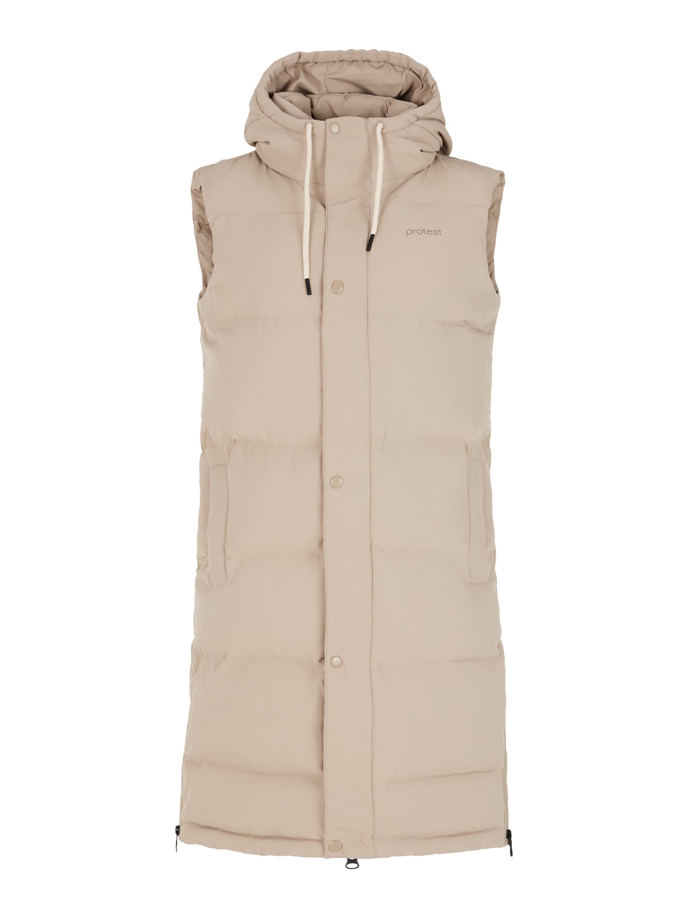 PROTEST Vest 'PRTMIASSY' in Brown: front