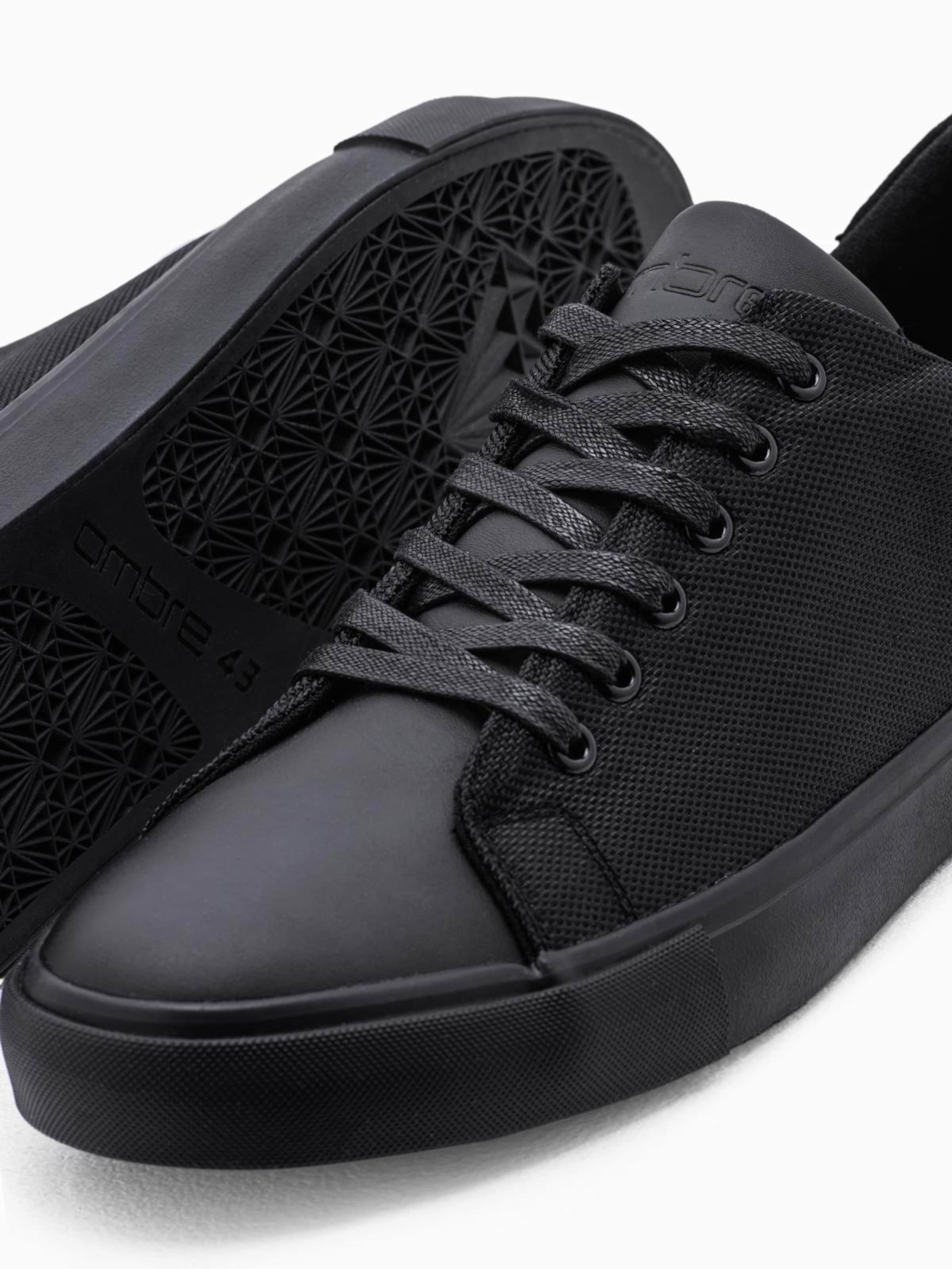 Ombre Platform trainers in Black