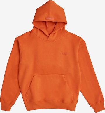 THE ODDS Pullover 'Hoodie/ alphabet' i orange: forside