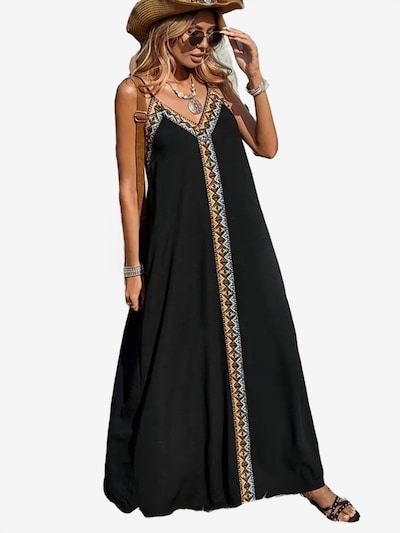 JANE's Kleid in gelb / schwarz / weiß, Produktansicht