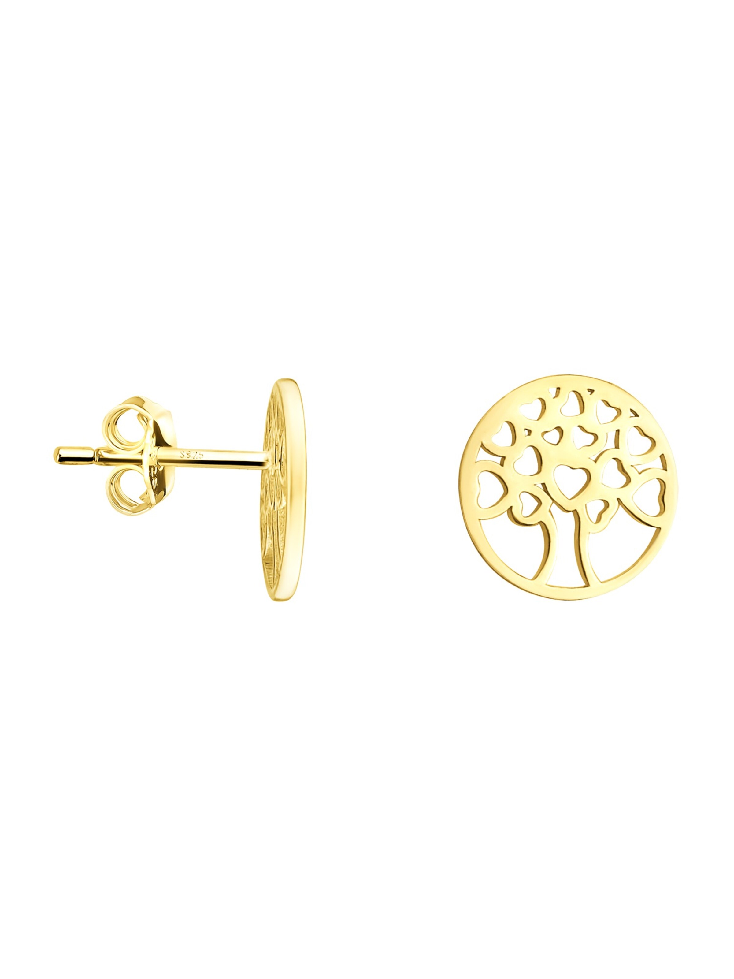 Sofia Milani Earrings 'Tree of Life' in Gold: front