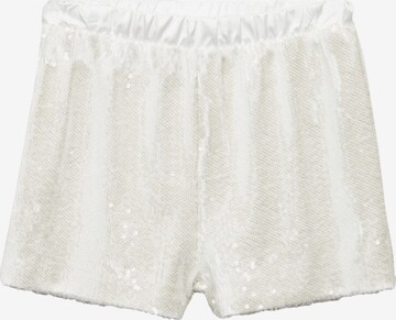 MANGO Regular Shorts 'Xcamila' in Weiß: predná strana