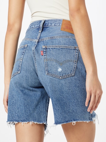 LEVI'S ® Štandardný strih Džínsy '501 90s Short' - Modrá