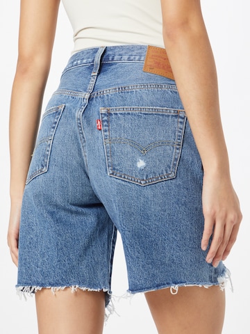 LEVI'S ® Regular Jeans '501 90s Short' in Blauw