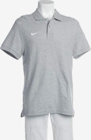 NIKE Poloshirt L in Grau: predná strana