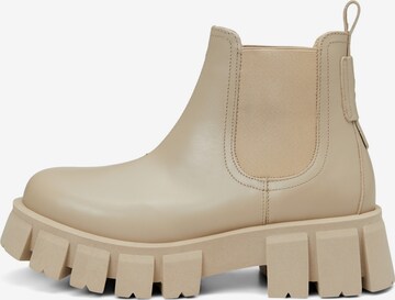 Marc O'Polo Chelsea Boots 'Bulky ' in Beige