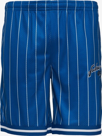 FUBU Loosefit Broek 'Fubu' in Blauw: voorkant