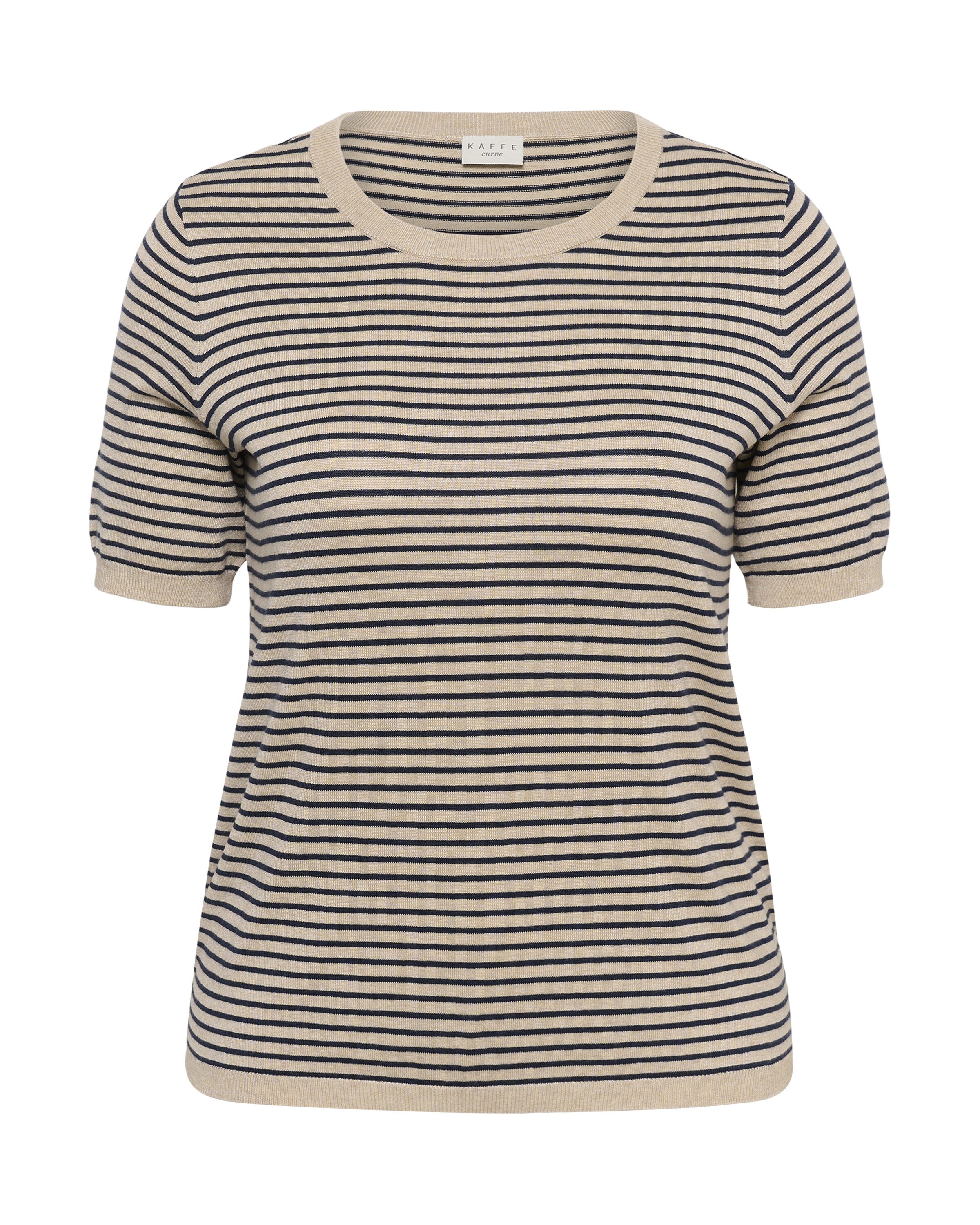 Pull-over 'KClizzy' KAFFE CURVE en beige : devant