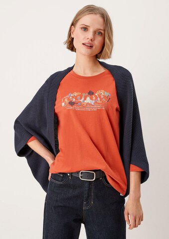 s.Oliver Cape in Blue: front