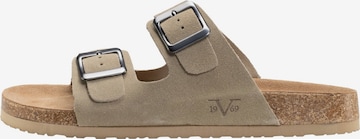 19V69 ITALIA Sandal ' SASSUOLO SUEDE ' in Beige: front