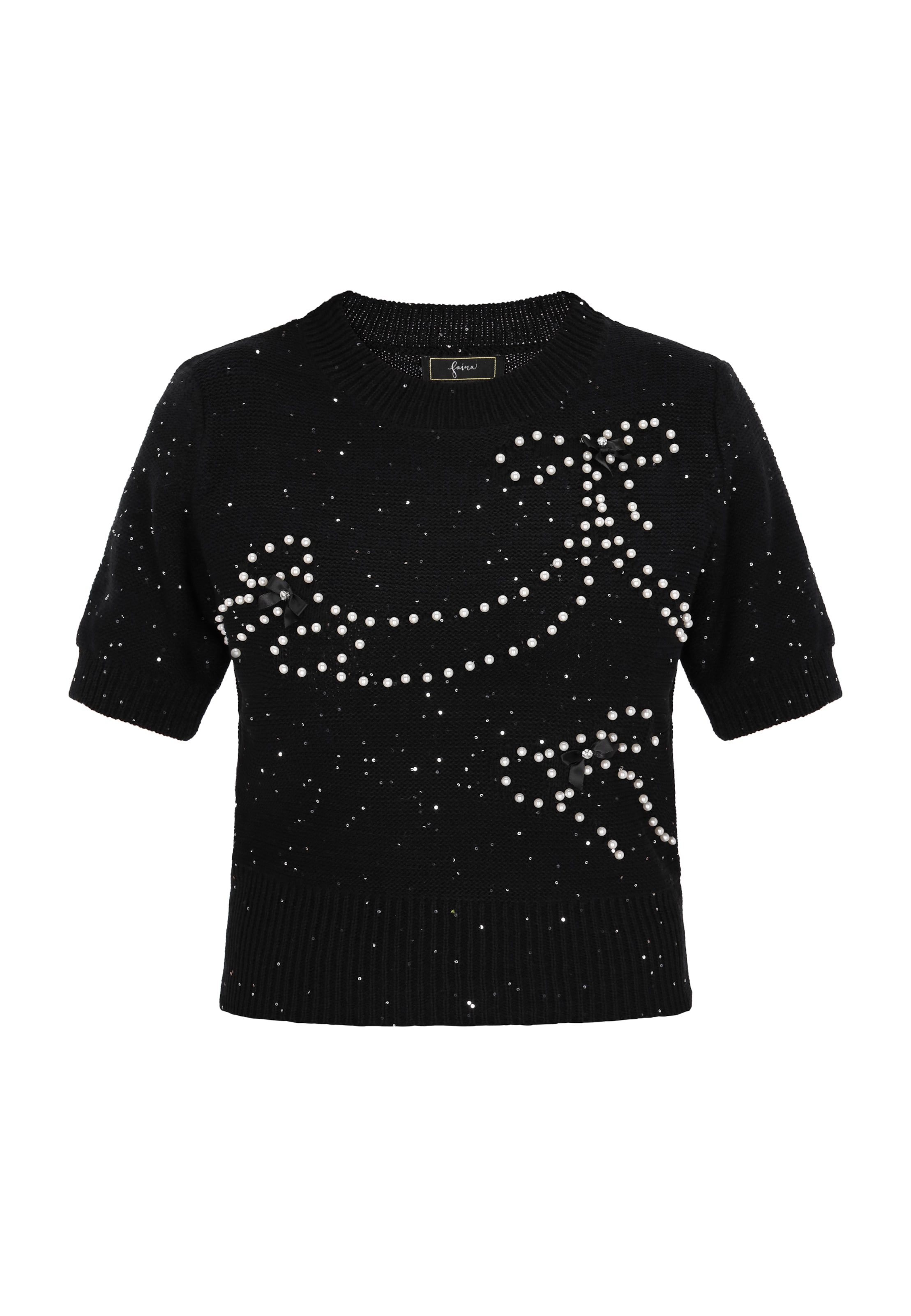 faina Свитер 'Fashion Look' в Черный: спереди