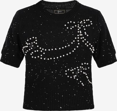 Pulover 'Fashion Look' faina pe negru, Vizualizare produs