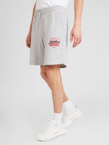 JACK & JONES Szabványos Nadrág - szürke: elől