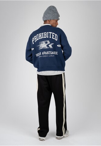 Pullover 'Avantgarde' di Prohibited in blu