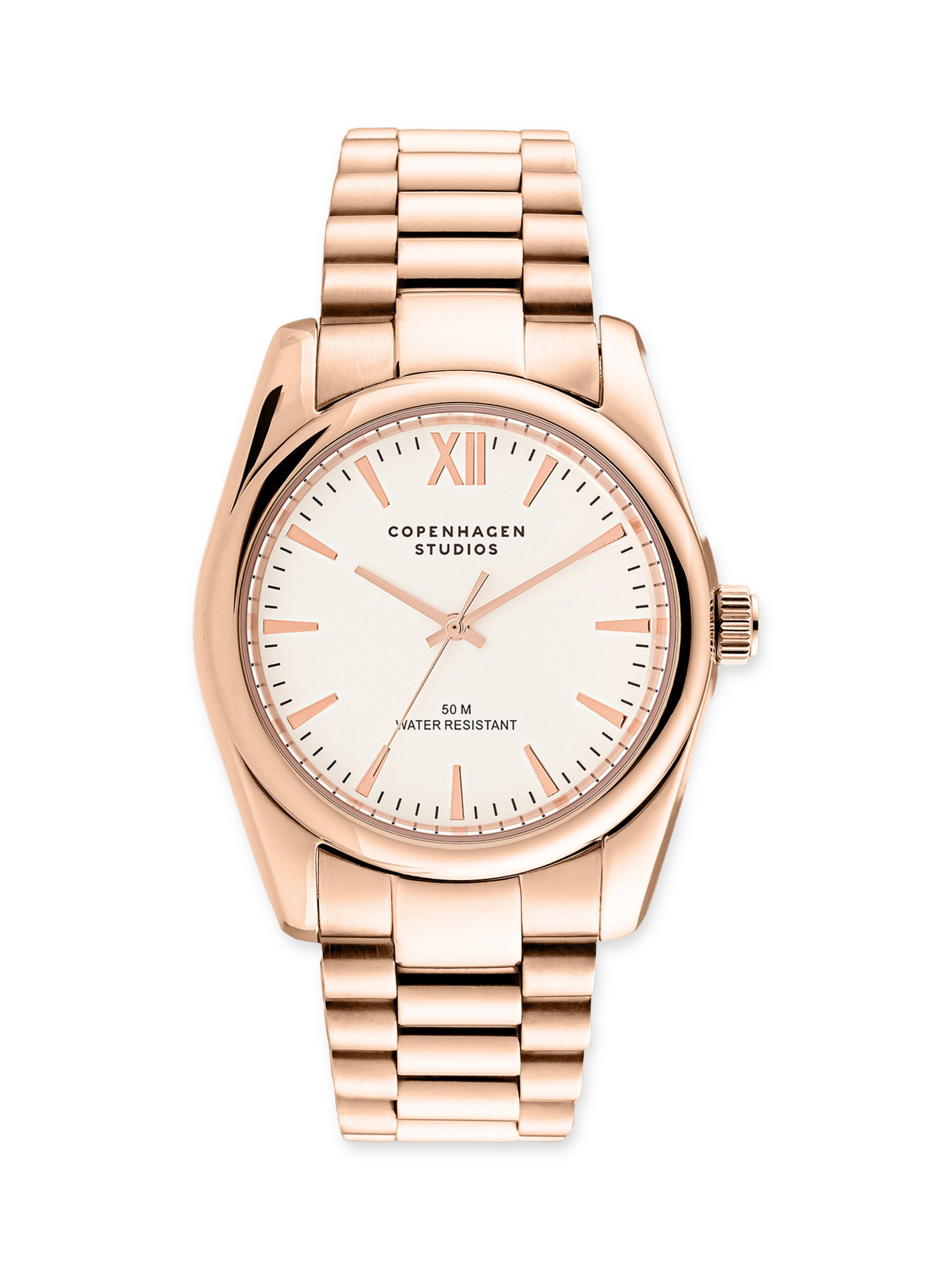 Copenhagen Studios Analoog horloge in Goud: voorkant