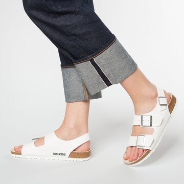 BIRKENSTOCK Sandale 'Milano' in Weiß