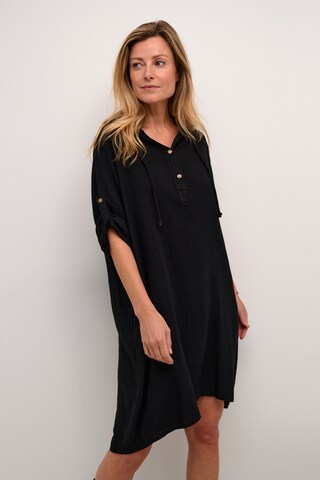 Cream Dress 'Lark' in Black: front