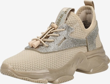 STEVE MADDEN Platform trainers in Beige: front