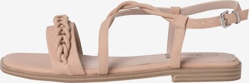 s.Oliver Strap Sandals in Beige