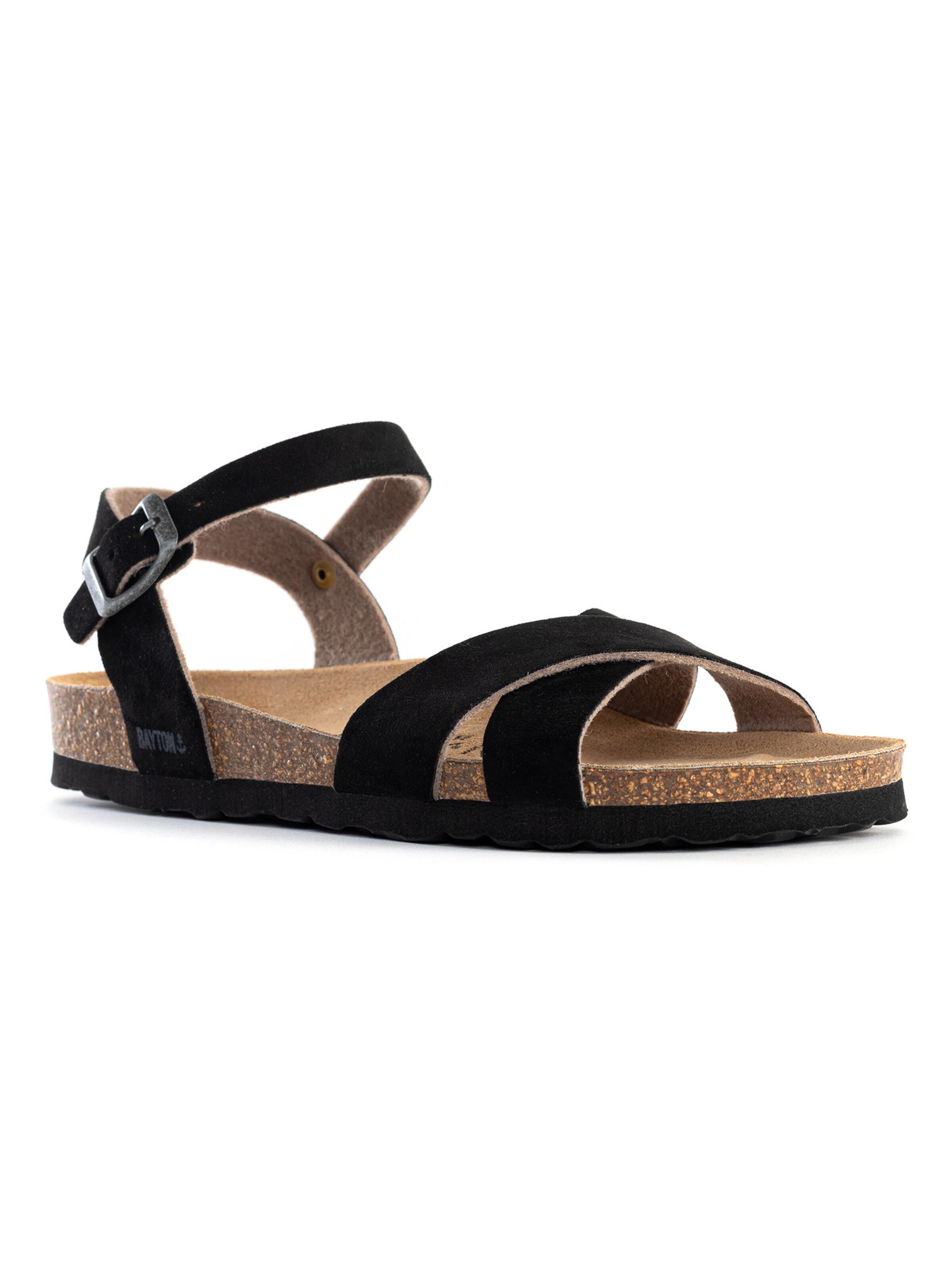 Sandales à lanières Bayton en noir