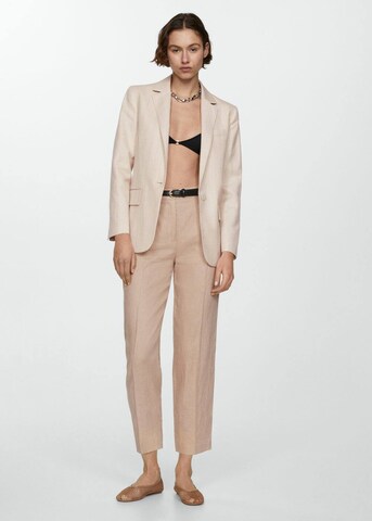 MANGO Regular Pants 'brunoli' in Beige