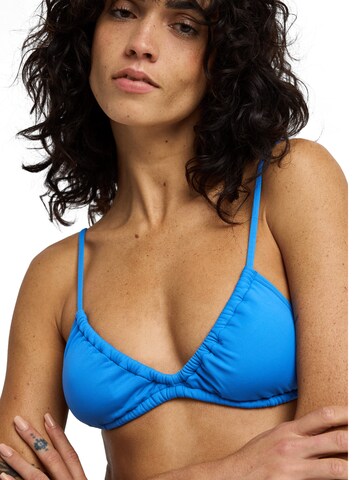 BILLABONG Triangle Bikini Top 'Sol Searcher Teagan' in Blue: front